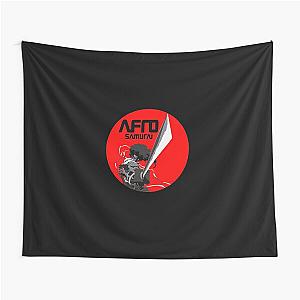 Red African Samurai Tapestry