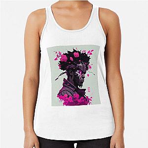 Cherry Blossom Afro Samurai Tank Top