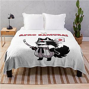 African Samurai Wolf Blanket