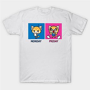 Aggretsuko T-shirts - Monday vs Friday Retsuko T-shirt TP