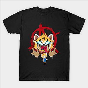 Aggretsuko T-shirts - Aggretsuko, Retsuko (anarchy) v1 T-shirt TP