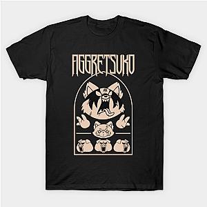 Aggretsuko T-shirts - Heavy Metal Red Panda T-shirt TP