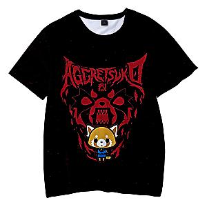 Aggretsuko T-shirt - Summer Short Sleeve Aggretsuko T-shirt