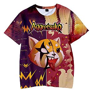 Aggretsuko T-shirt - Unisex Summer Short Sleeve T-shirts