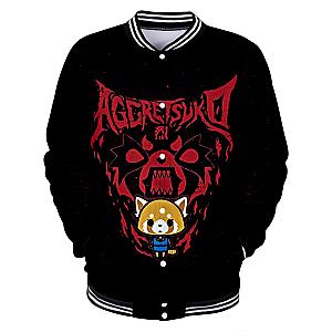 Aggretsuko Jacket - Long Sleeve Streetwear Fashion Jackets