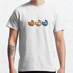 Stardew Valley Merch - Chickens Lego Unisex Graphic T-Shirt