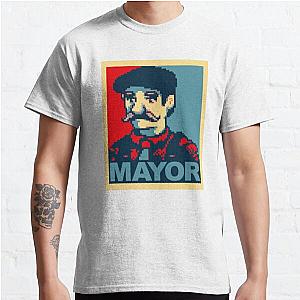 Stardew Valley Merch - Mayor Retro Unisex Graphic T-Shirt