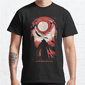 Dark Souls Merch - Nightly Hunt Begins Unisex Graphic T-Shirt