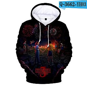 Stranger Thing Hoodie - 3D Movie Long Sleeve Pullovers Stranger Thing Hoodies