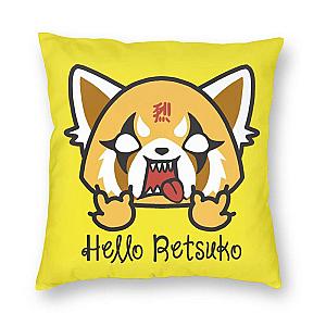 Aggretsuko Pillow - Hello Retsuko Cushion Cover Sofa Living Room Aggressive Square Pillow