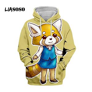 Aggretsuko Hoodie -  3D Harajuku Fashion Kawaii Streetwear Man Hoodies