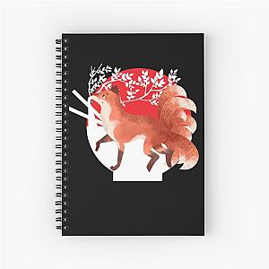 Aggretsuko Notebooks - FOX LEAVES RAMEN Ver2 Spiral Notebook