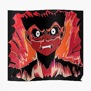 Aggretsuko Posters - Anime rage zombie caracter emotion Poster RB2204