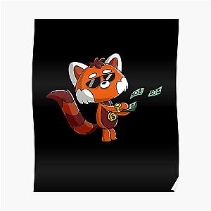 Aggretsuko Posters - Cute Red Panda Buy yourself something nice Kawaii  Poster RB2204