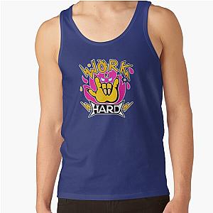 Aggretsuko Tank Tops - Work hard Tank Top RB2204