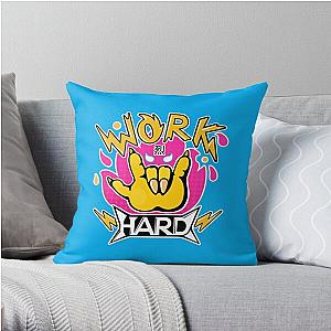 Aggretsuko Pillows - Work hard Throw Pillow RB2204