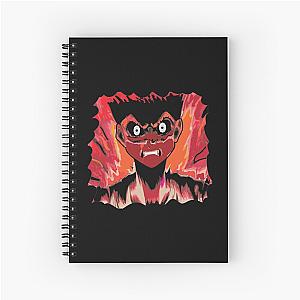 Aggretsuko Notebooks - Rage zombie character emotion Spiral Notebook