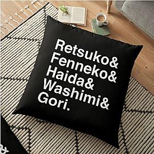 Aggretsuko Pillows - aggretsuko line up Floor Pillow RB2204