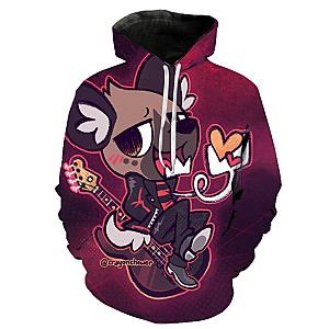 Aggretsuko Hoodie - Long Sleeve Pullover Graphic Sweatshirt