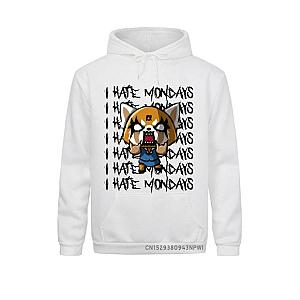 Aggretsuko Hoodie - Aggressive I Hate Monday Clothes Printing Hoodie