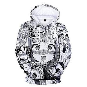 Ahegao Hoodies – Printed Anime Ahegao Hoodie