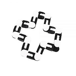 24 Knots White Black Wacky Tracks Fidget Toy for Stress Relief