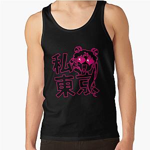 Sailor Moon Tank Tops – Sailor Moon Pink Love Style Tank Top