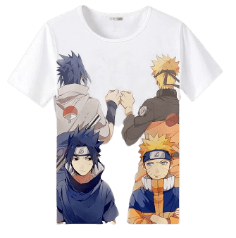 T-Shirt Naruto Uchiha and Uzumaki NRT2912