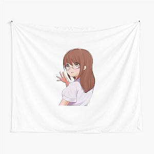 Aho Girl Anime Character Tapestry