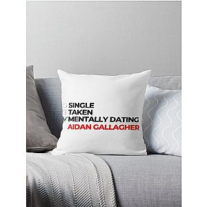 Mentally Dating Aidan Gallagher Throw Pillow