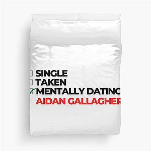 Mentally Dating Aidan Gallagher Duvet Cover