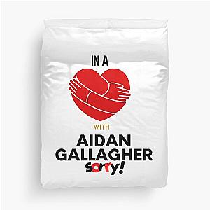 In A Relationship With Aidan Gallagher Sorry Duvet Cover