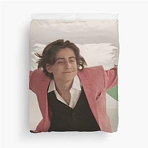 Aidan Gallagher pink jacket Duvet Cover