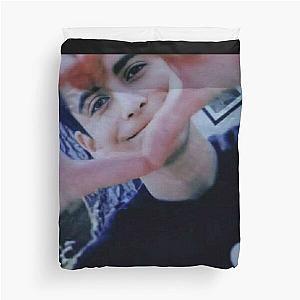 Aidan Gallagher heart hands Duvet Cover