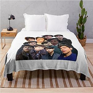 Aidan Gallagher  Number 5 Group Throw Blanket