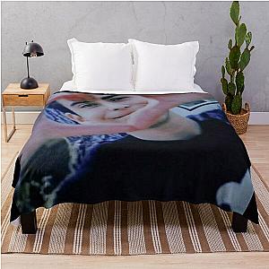 Aidan Gallagher heart hands Throw Blanket