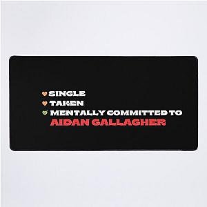 Mentally Committed To Aidan Gallagher Desk Mat