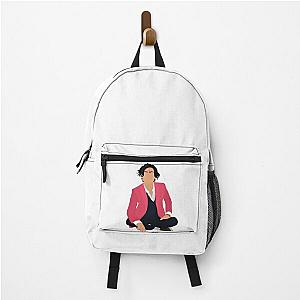 Aidan Gallagher Pink Suit drawinf Backpack