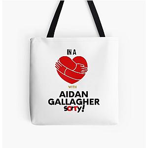 In A Relationship With Aidan Gallagher Sorry All Over Print Tote Bag