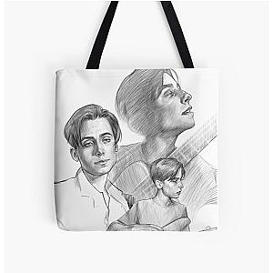 Aidan Gallagher Drawing Artwork All Over Print Tote Bag