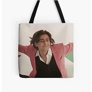 Aidan Gallagher pink jacket All Over Print Tote Bag