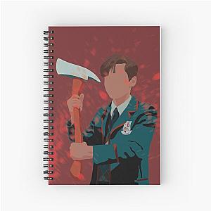 Number Five - Umbrella Academy - Aidan Gallagher Spiral Notebook