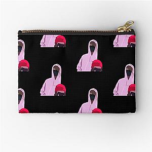 Pink bean pole and zipper pouch