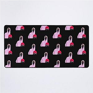 Pink bean pole and Desktop Mat