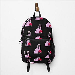 Pink bean pole and  Aim'sy Backpack