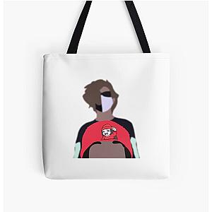 Ranboo and Aimsey Height Check All Over Print Tote Bag