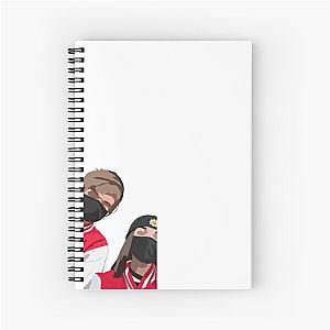 Ranboo and Aimsey match Spiral Notebook