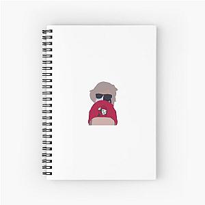Ranboo behind Aimsey in Spiral Notebook