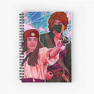 Aimsey and Ranboo Glowduo Spiral Notebook
