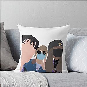 Bill, Aimsey, and Ranboo Throw Pillow
